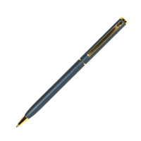 1101/24&nbsp;49.000&nbsp;SLIM, ручка шариковая, синий (мокрый асфальт)/золотистый, металл&nbsp;50161