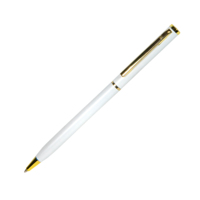 1101/01&nbsp;49.000&nbsp;SLIM, ручка шариковая, белый/золотистый, металл&nbsp;49776