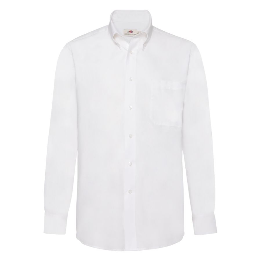 651140.30/XL&nbsp;3075.000&nbsp;Рубашка "Long Sleeve Oxford Shirt", белый_XL, 70% х/б, 30% п/э, 130 г/м2&nbsp;98821