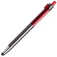 609/30/67&nbsp;59.000&nbsp;PIANO TOUCH, ручка шариковая со стилусом для сенсорных экранов, графит/красный, металл/пластик&nbsp;49855
