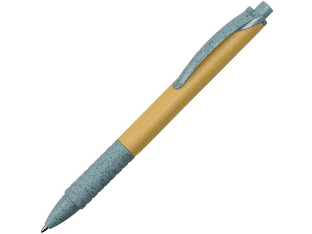 11572.02&nbsp;69.710&nbsp;Ручка из бамбука и переработанной пшеницы шариковая "Nara", бамбук/синий&nbsp;164151