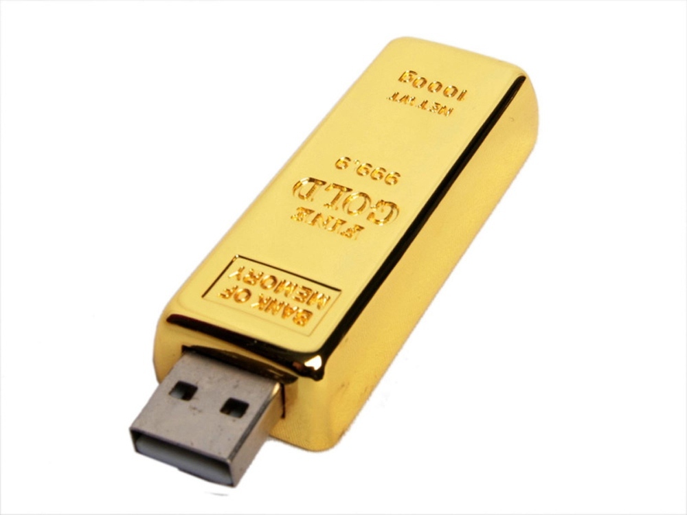 6681.128.05&nbsp;1807.000&nbsp;USB 3.0- флешка на 128 Гб в виде слитка золота&nbsp;123407