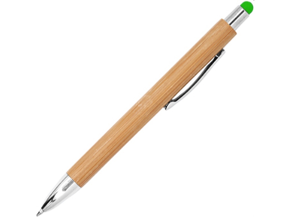 HW8019S1226&nbsp;75.000&nbsp;Ручка шариковая PAMPA с цветным стилусом, натуральный/папоротник&nbsp;226036