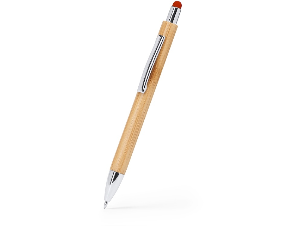 HW8019S160&nbsp;75.000&nbsp;Ручка шариковая PAMPA с цветным стилусом, натуральный/красный&nbsp;226035