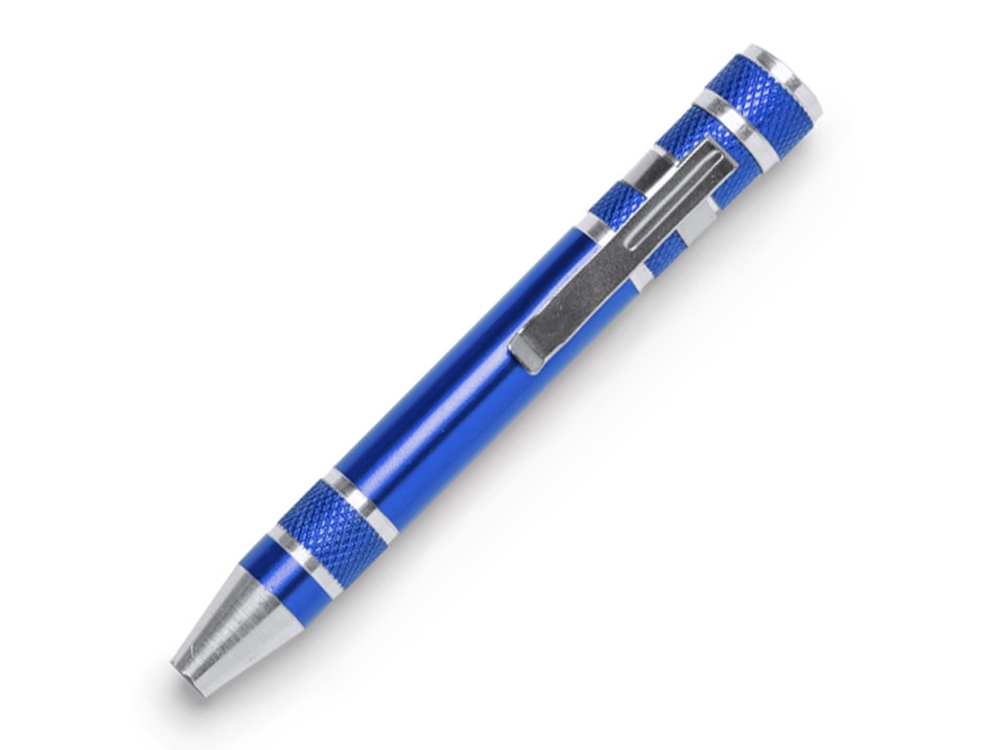 TO3991S105&nbsp;243.000&nbsp;Алюминиевый мультитул BRICO в форме ручки, королевский синий&nbsp;226851