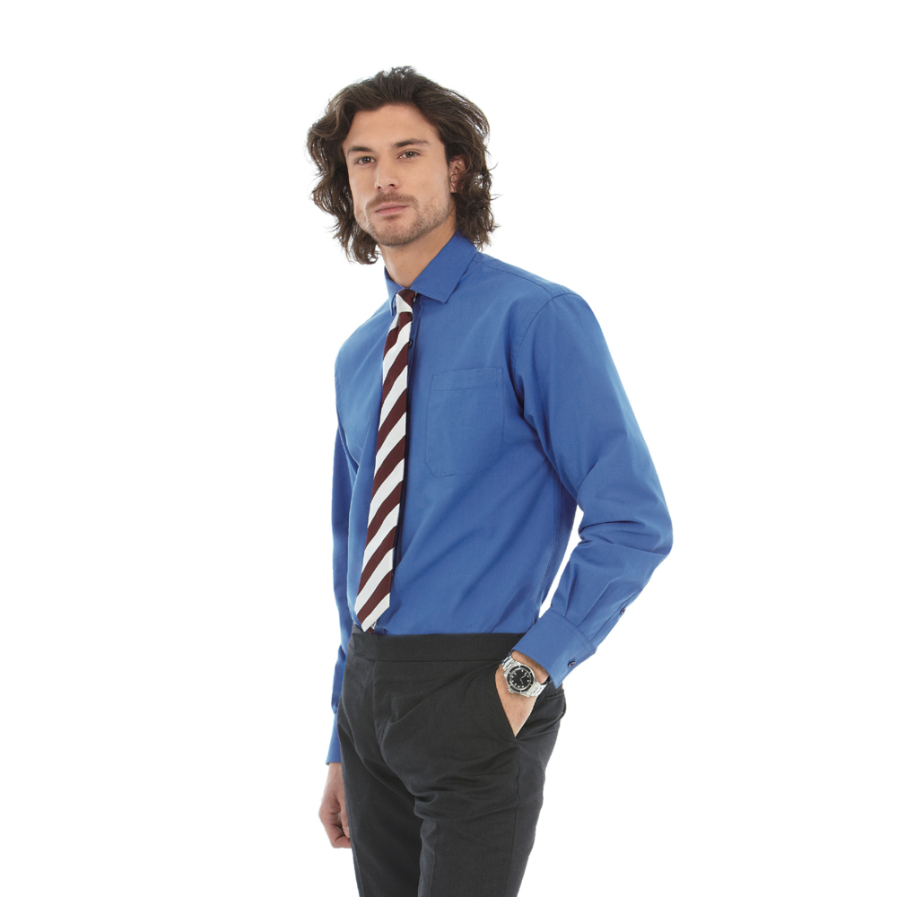 3791-455L&nbsp;999.000&nbsp;Рубашка мужская с длинным рукавом Heritage LSL/men синий L&nbsp;144080