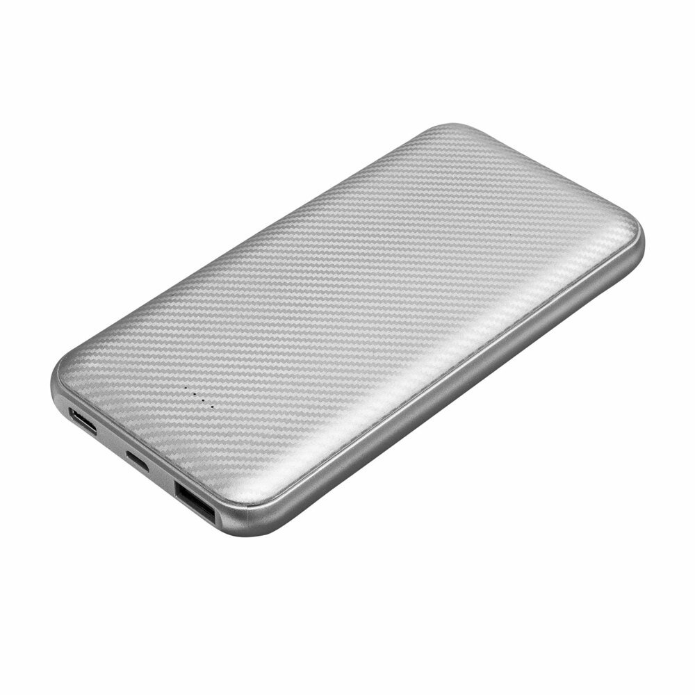 32113.111&nbsp;2530&nbsp;Внешний аккумулятор Carbon PB, 10000 mah, серебро&nbsp;129976