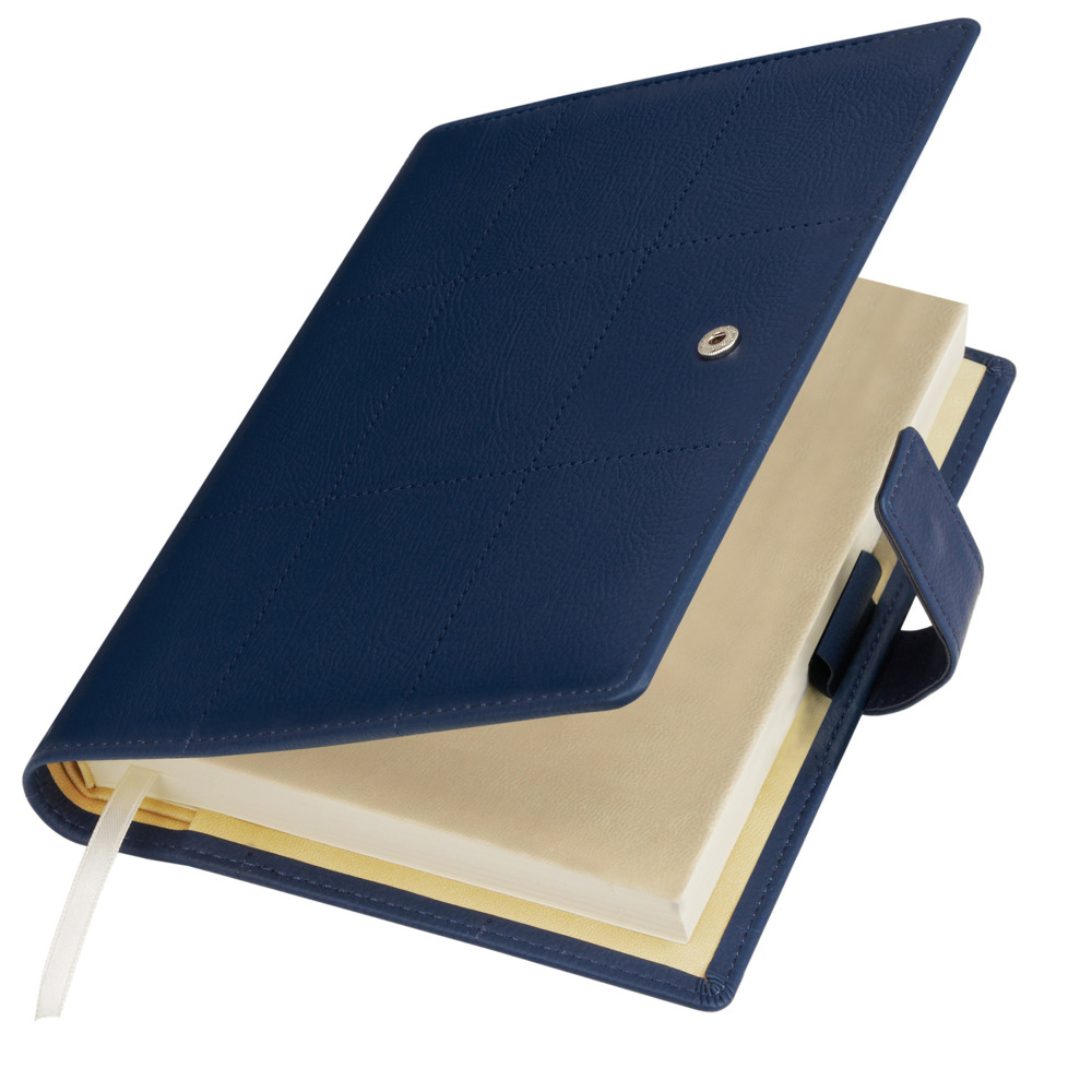 21501.030&nbsp;2200&nbsp;Ежедневник-портфолио Royal, синий, обложка soft touch, недатированный кремовый блок, подарочная коробка&nbsp;139685
