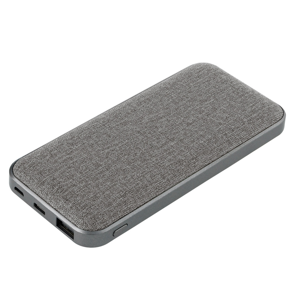 37421.080&nbsp;3360&nbsp;Внешний аккумулятор, Tweed PB, 10000 mah, серый, подарочная упаковка с блистером&nbsp;128737
