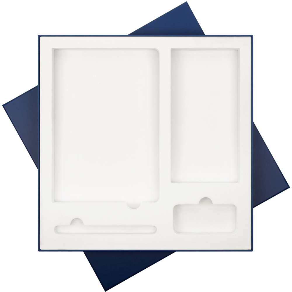 GIFT-BOX-34.BLUE&nbsp;1015&nbsp;ПОДАРОЧНАЯ КОРОБКА ДЛЯ НАБОРА CИНЯЯ, 307*307 мм, светлый ложемент, под съемные ложементы&nbsp;123986