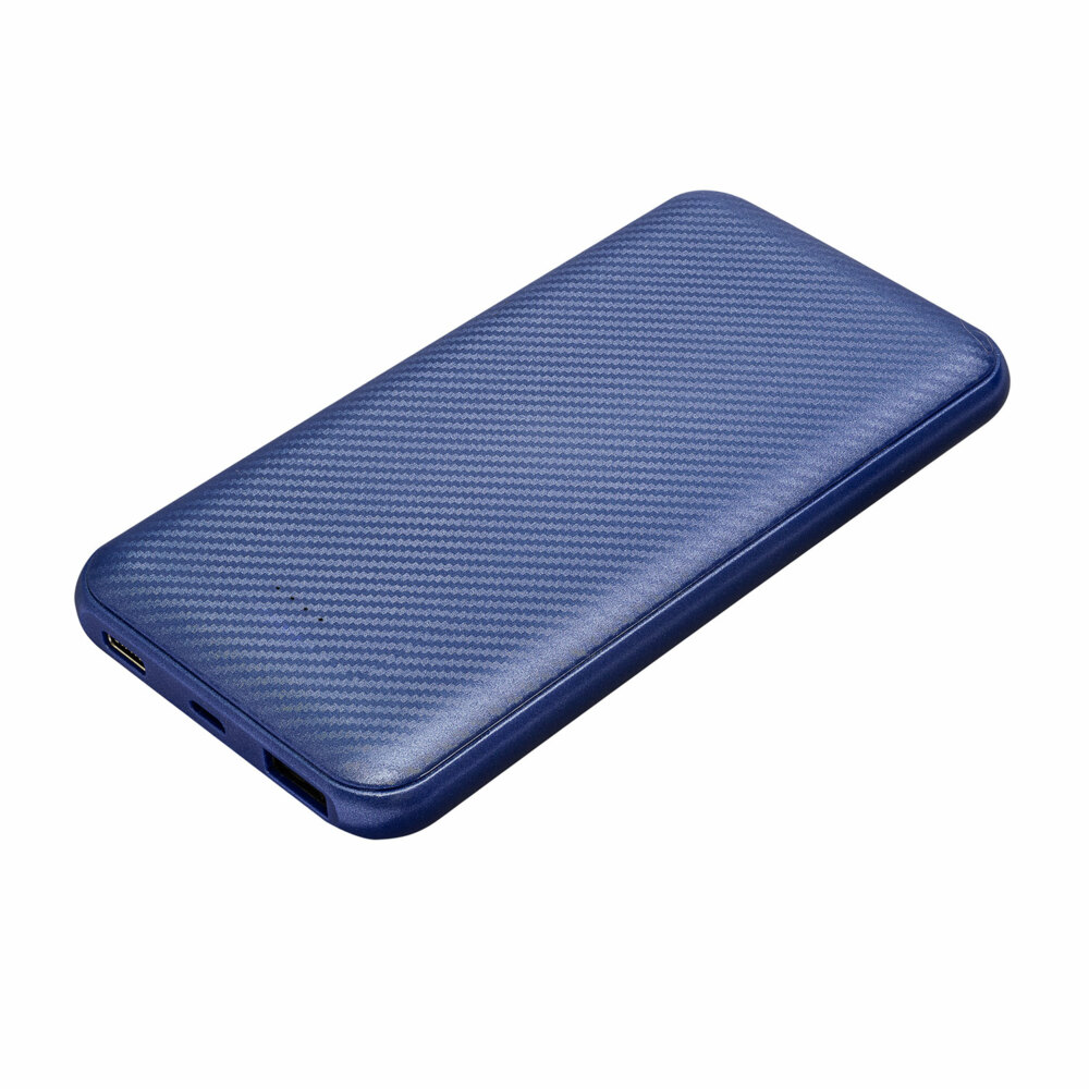32113.030&nbsp;2233&nbsp;Внешний аккумулятор Carbon PB, 10000 mah, синий металлик&nbsp;129977