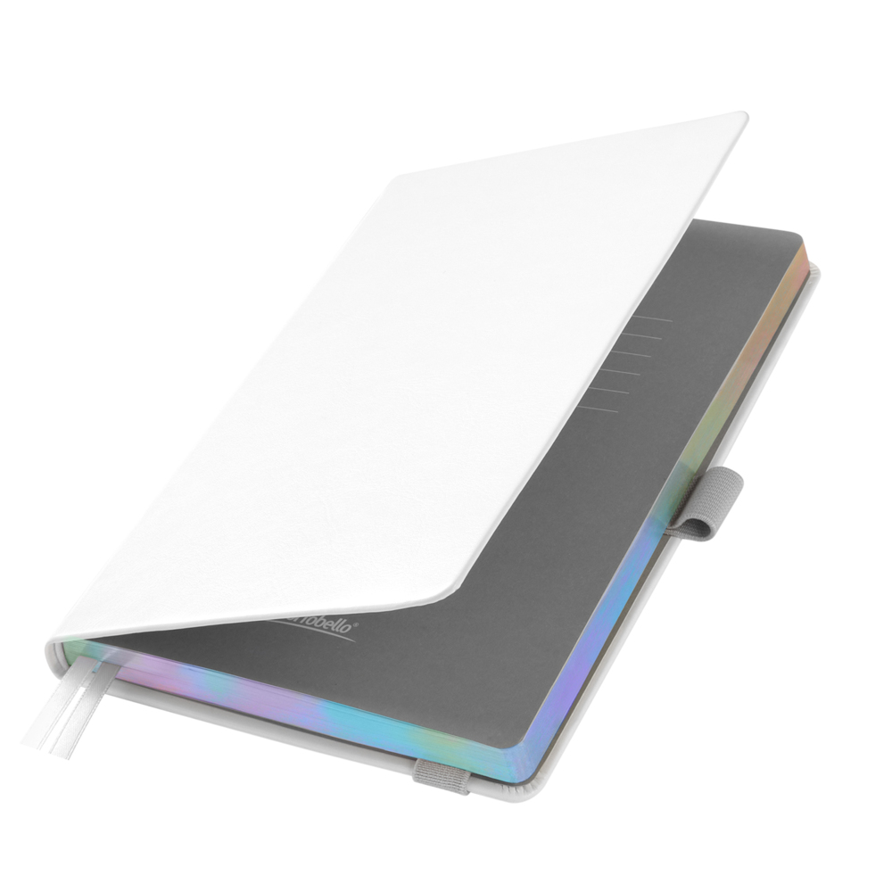 24284.100&nbsp;1168&nbsp;Ежедневник Galaxy недатированный, жесткая обложка, срез голограф. фольга, белый&nbsp;237580