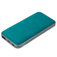 32118.600&nbsp;3192&nbsp;Внешний аккумулятор, In Velour, 10000 mah, бирюзовый,  подарочная упаковка с блистером&nbsp;175328