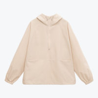 23081.125.02&nbsp;4990&nbsp;Ветровка (анорак) оверсайз унисекс RISSMAN, бежевая, размер M/L&nbsp;266100