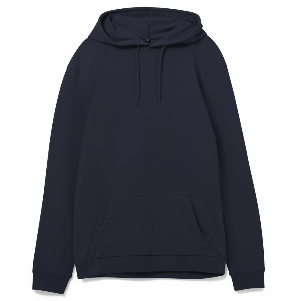 WU03W006&nbsp;2774&nbsp;Толстовка с капюшоном унисекс Hoodie, темно-синяя&nbsp;107087