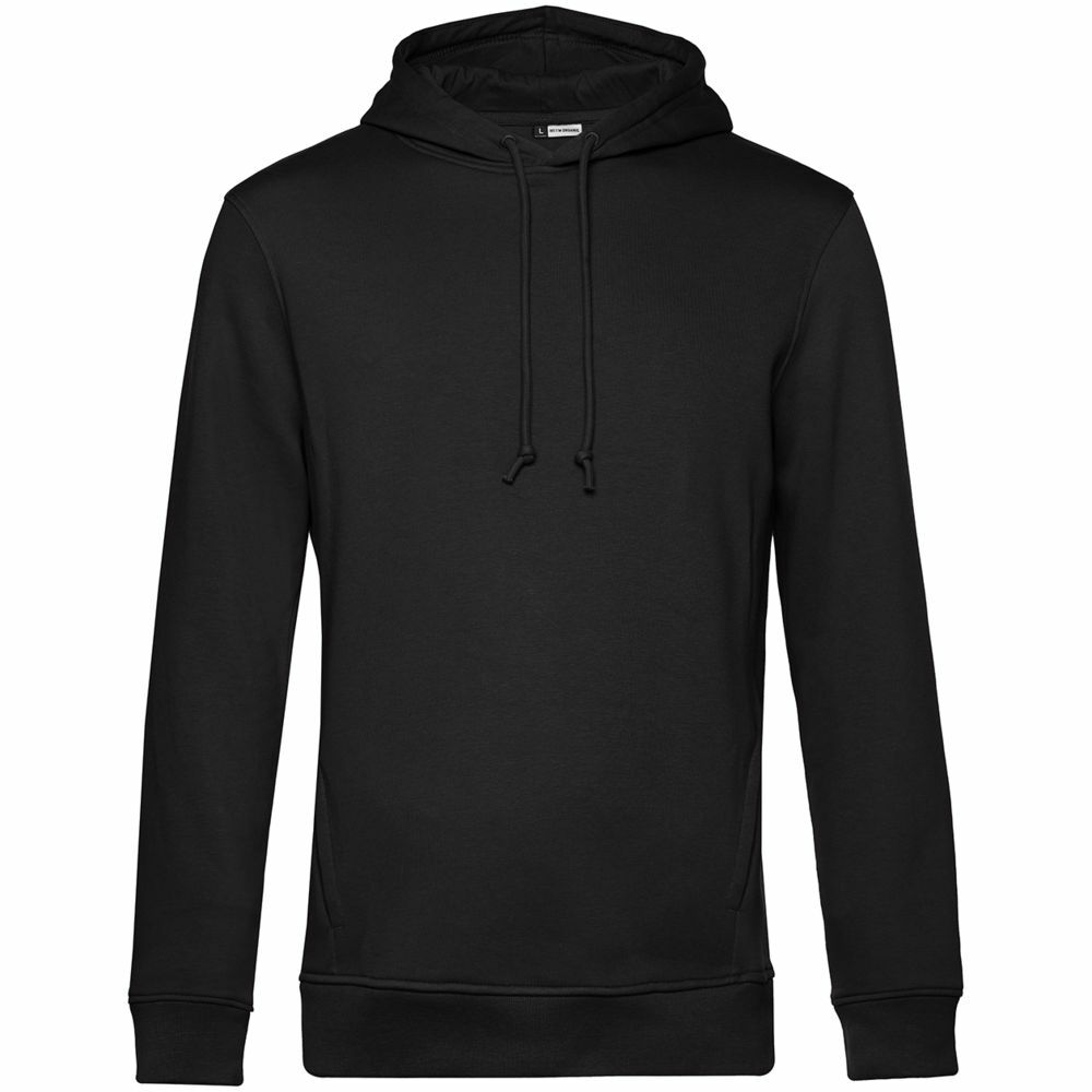 WU33B005&nbsp;3475&nbsp;Толстовка с капюшоном унисекс BNC Organic, черная&nbsp;107196