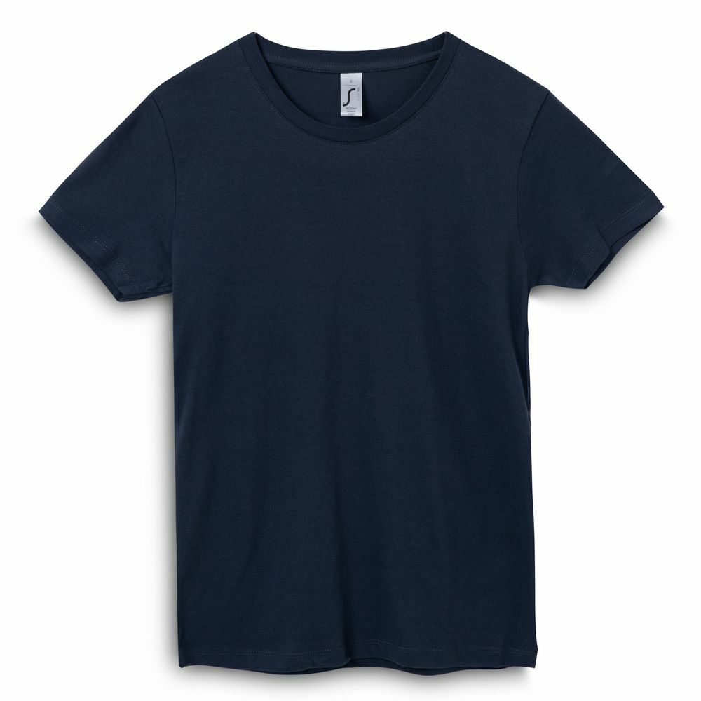 01825318&nbsp;499&nbsp;Футболка женская REGENT WOMEN, темно-синяя (navy)&nbsp;44182