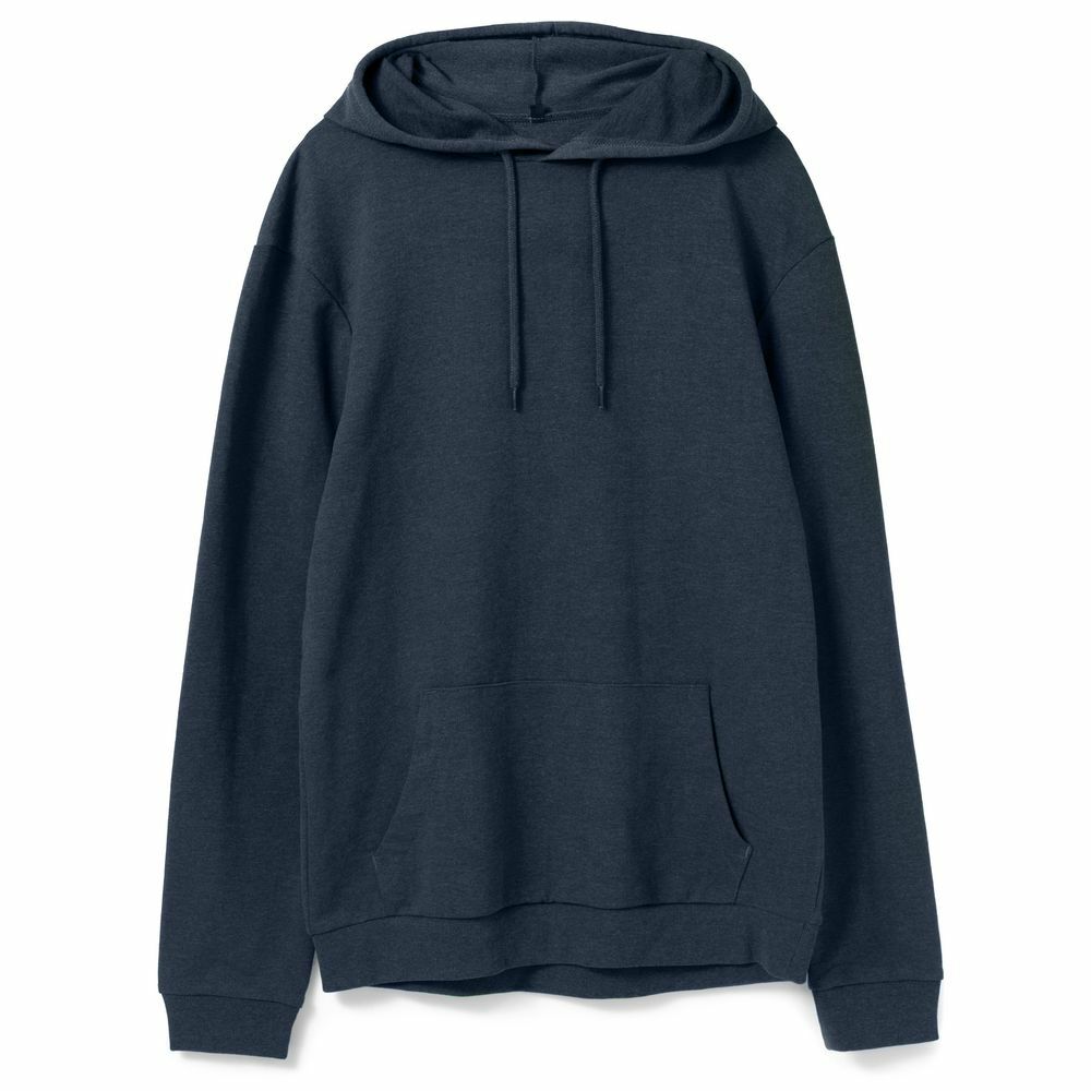 WU03W611&nbsp;2774&nbsp;Толстовка с капюшоном унисекс Hoodie, синий меланж&nbsp;107107