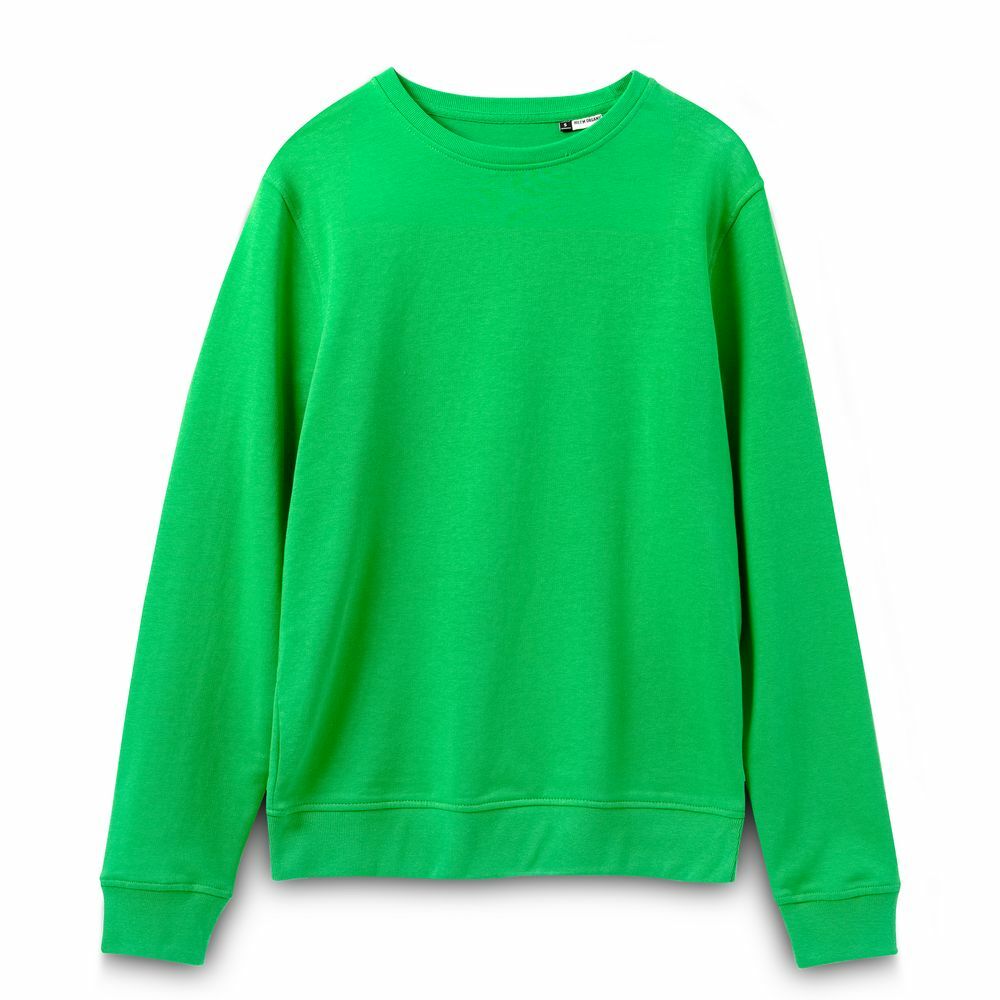 WU31B515&nbsp;2773&nbsp;Свитшот унисекс BNC Organic, зеленый&nbsp;107169