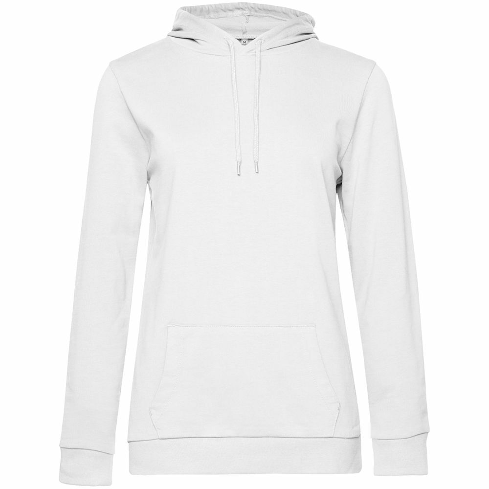 WW04W001&nbsp;2718&nbsp;Толстовка с капюшоном женская Hoodie, белая&nbsp;107119