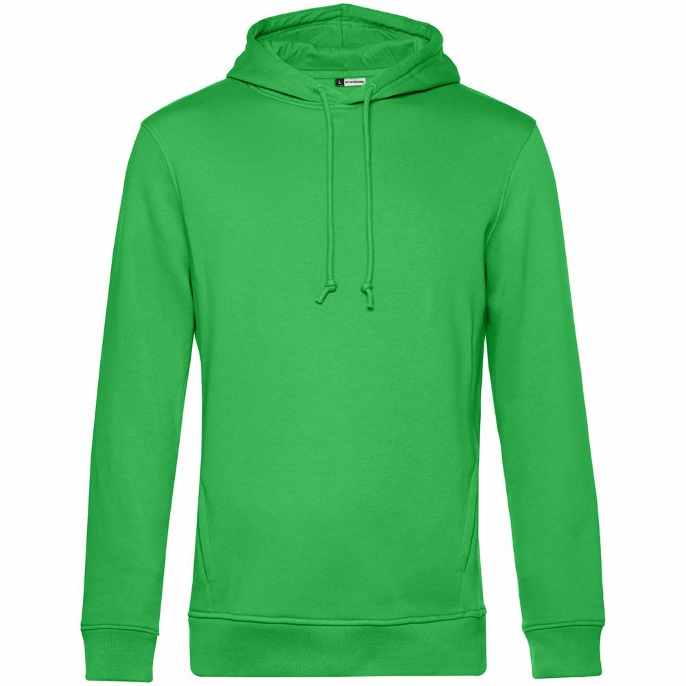WU33B515&nbsp;3475&nbsp;Толстовка с капюшоном унисекс BNC Organic, зеленая&nbsp;107209