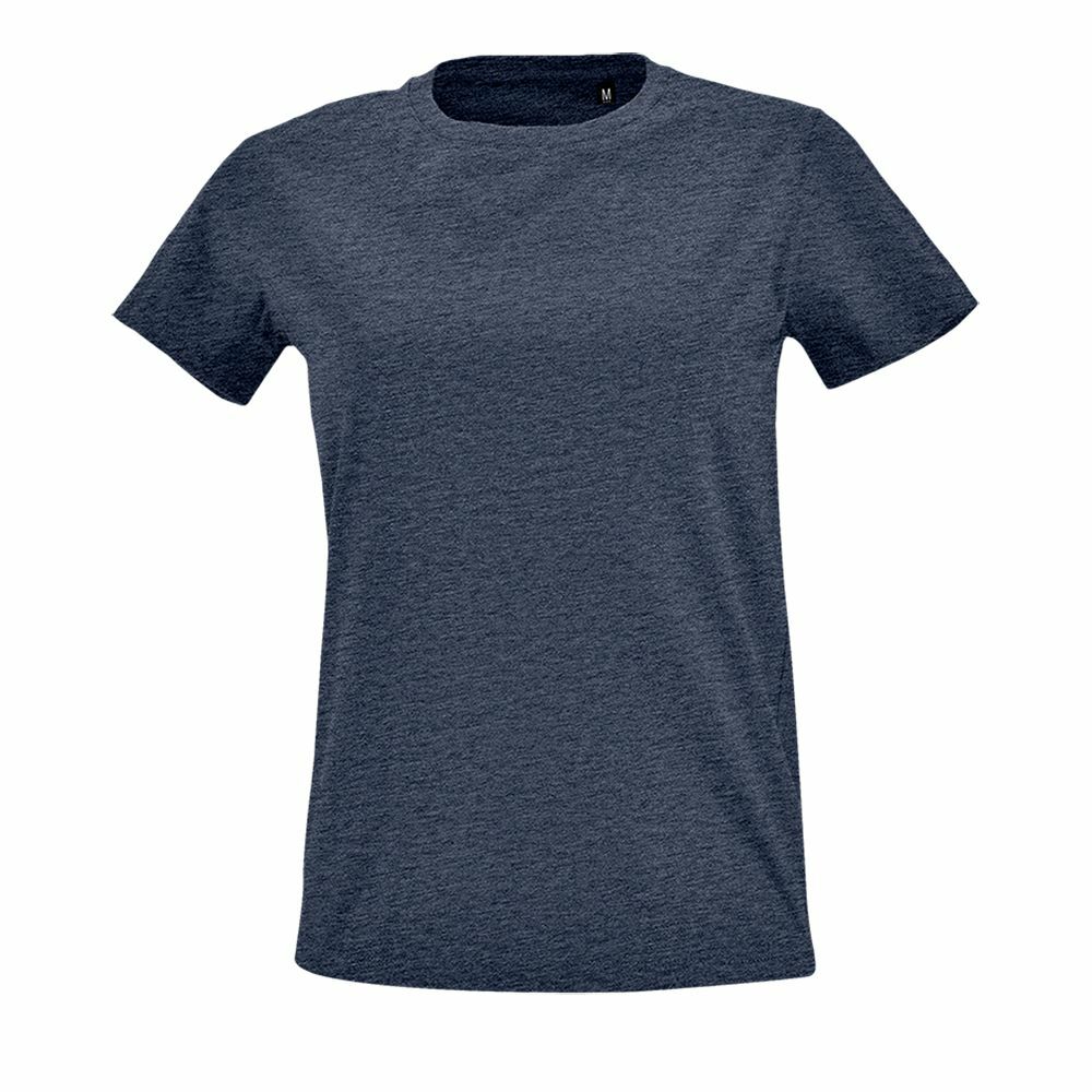 02080222&nbsp;772&nbsp;Фуболка женская IMPERIAL FIT WOMEN, синий меланж&nbsp;44395