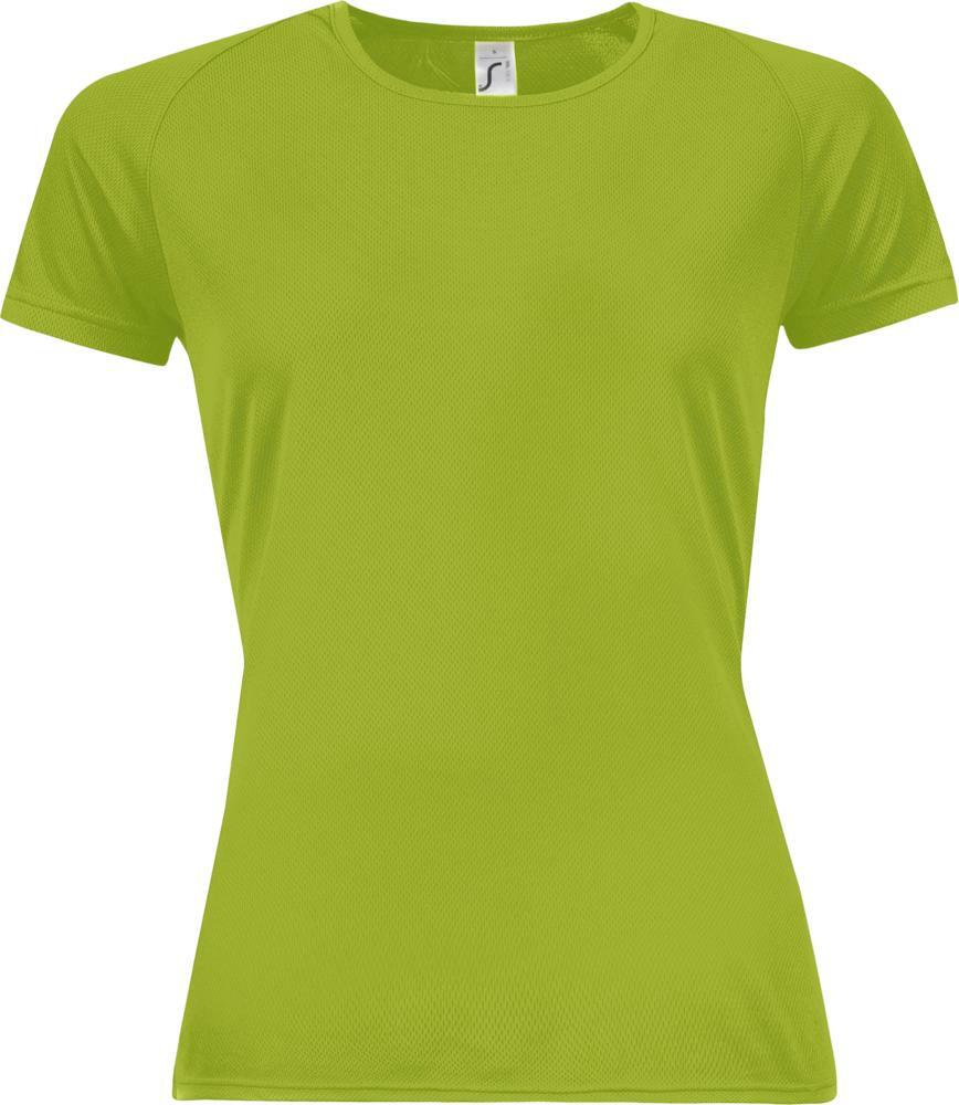 01159280&nbsp;733&nbsp;Футболка женская SPORTY WOMEN 140, зеленое яблоко&nbsp;43689