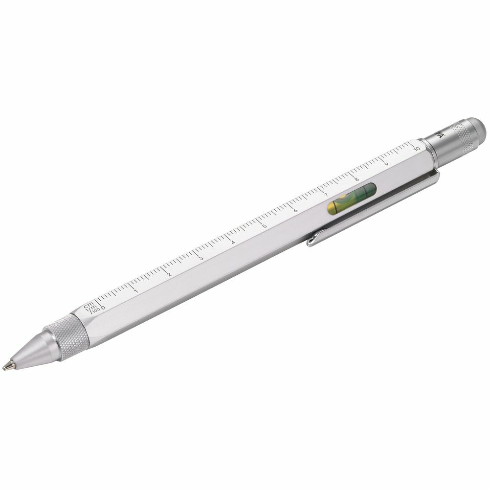 6462.10&nbsp;2750&nbsp;Ручка шариковая Construction, мультиинструмент, серебристая&nbsp;93032