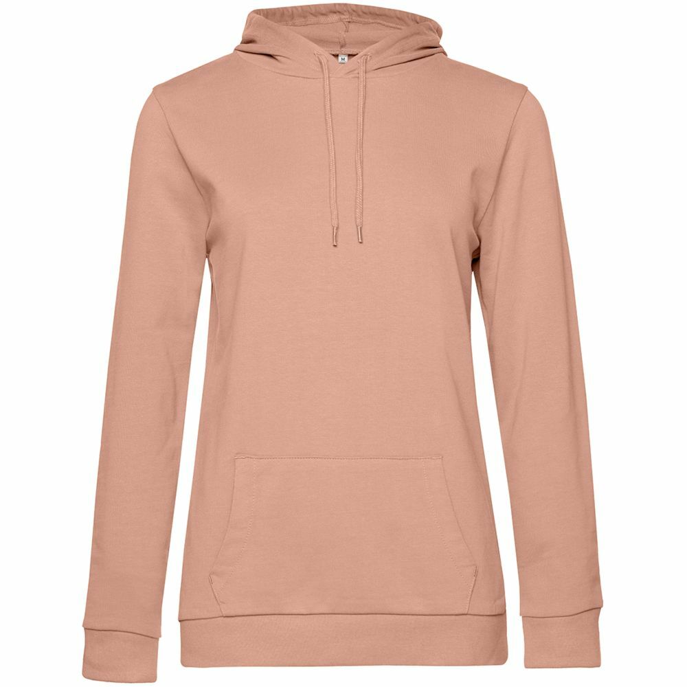 WW04W307&nbsp;2718&nbsp;Толстовка с капюшоном женская Hoodie, бежевая (nude)&nbsp;107129