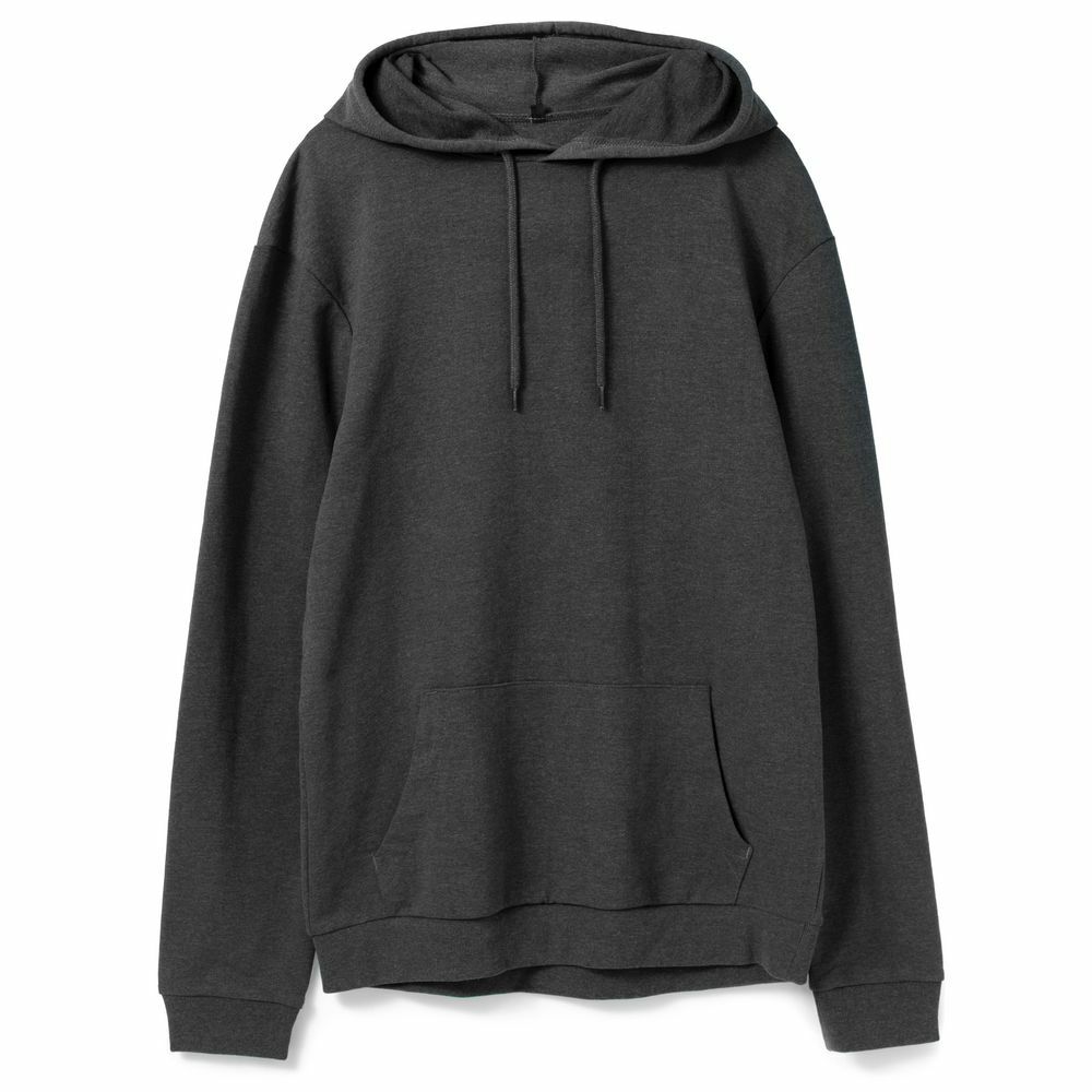 WU03W625&nbsp;2774&nbsp;Толстовка с капюшоном унисекс Hoodie, серый меланж (антрацит)&nbsp;107113