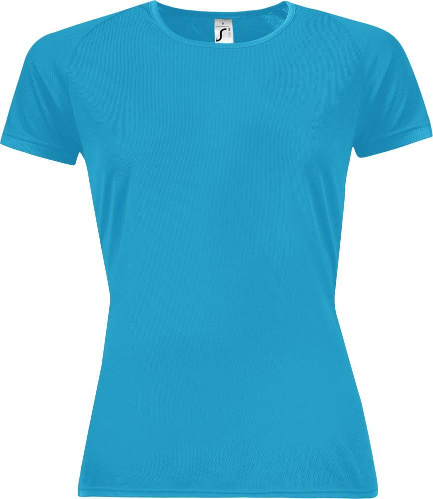 01159321&nbsp;733&nbsp;Футболка женская SPORTY WOMEN 140, бирюзовая&nbsp;43690