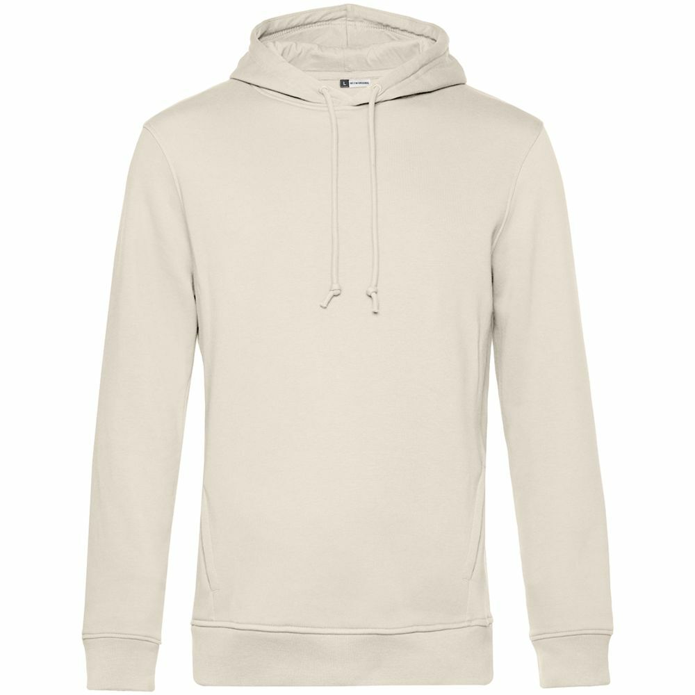 WU33B101&nbsp;3475&nbsp;Толстовка с капюшоном унисекс BNC Organic, молочно-белая&nbsp;107198
