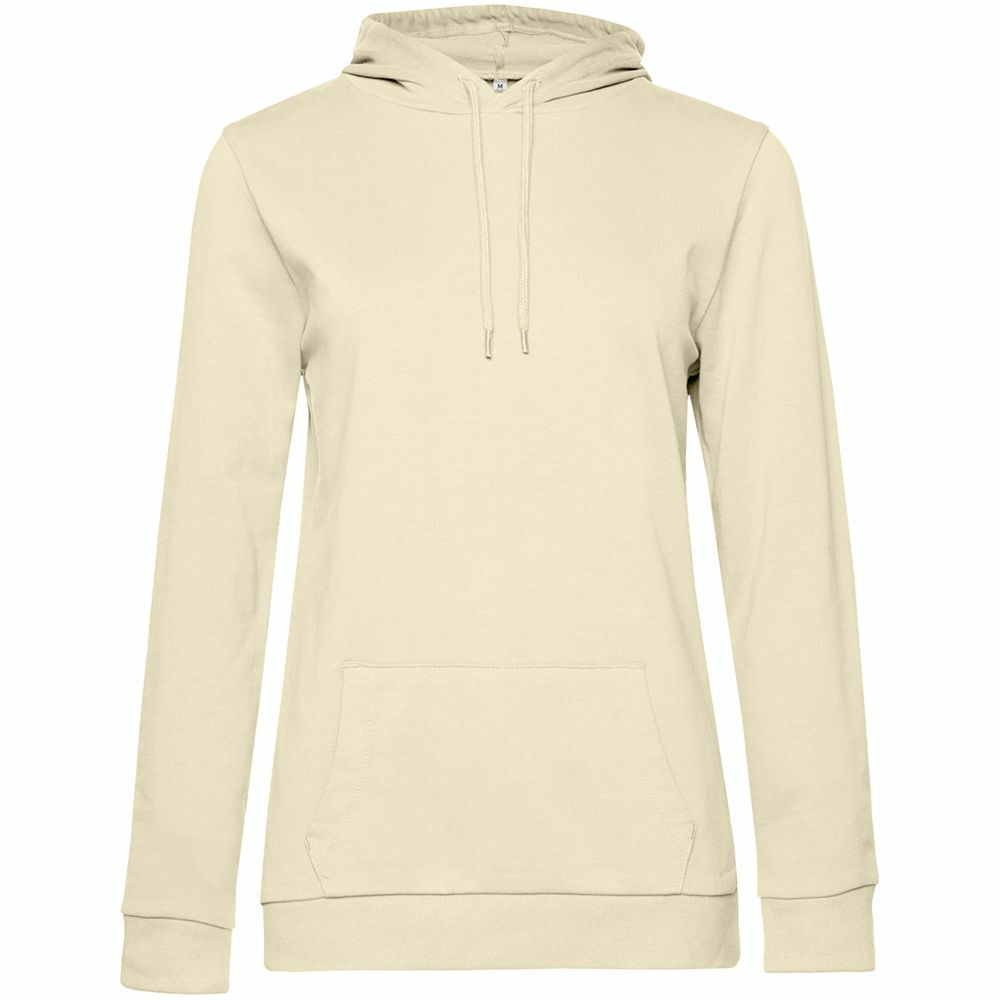 WW04W199&nbsp;2718&nbsp;Толстовка с капюшоном женская Hoodie, светло-желтая&nbsp;107124
