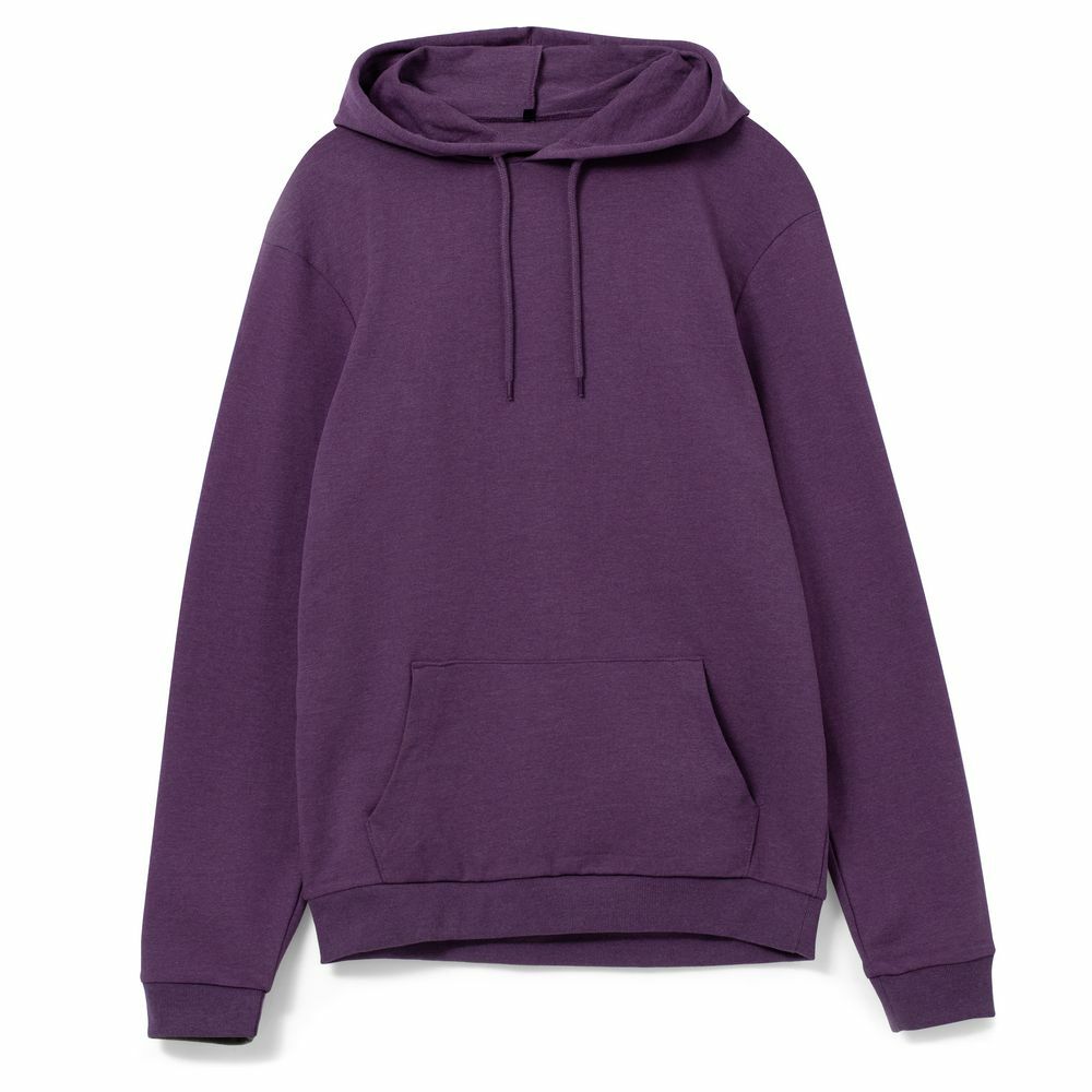 WU03W616&nbsp;2774&nbsp;Толстовка с капюшоном унисекс Hoodie, фиолетовый меланж&nbsp;107109