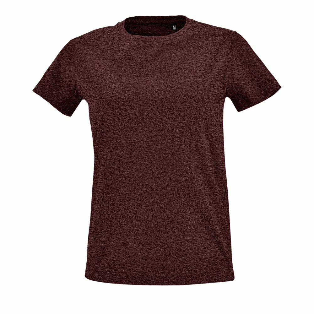 02080148&nbsp;772&nbsp;Фуболка женская IMPERIAL FIT WOMEN, бордовый меланж&nbsp;44396
