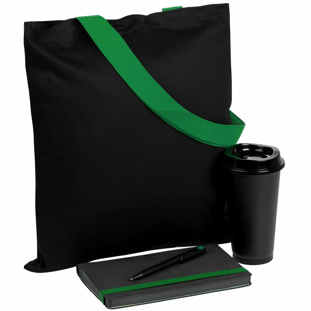 15205.39&nbsp;1949&nbsp;Набор Velours Bag, черный с зеленым&nbsp;202071