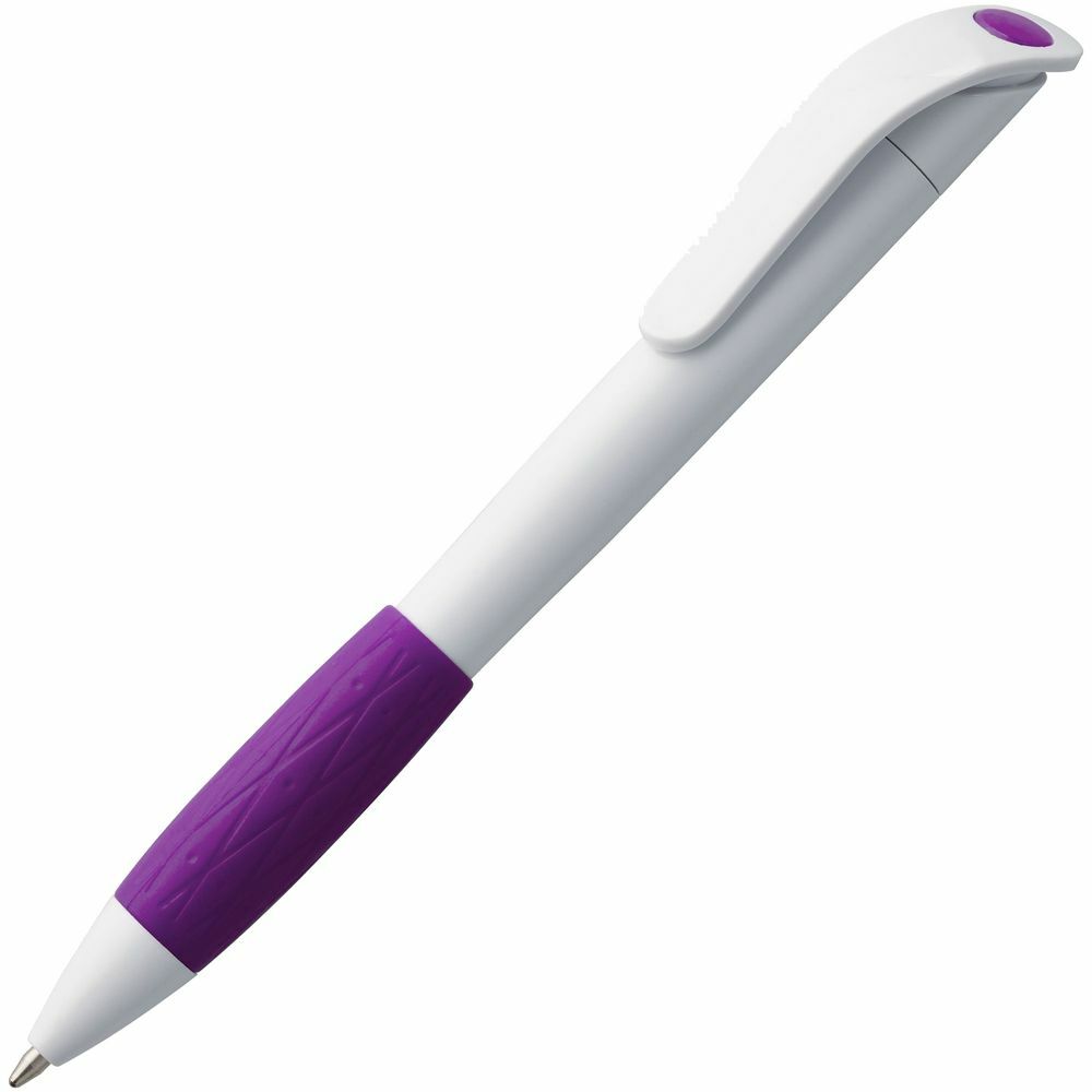 3321.67&nbsp;30.8&nbsp;Ручка шариковая Grip, белая с фиолетовым&nbsp;82631