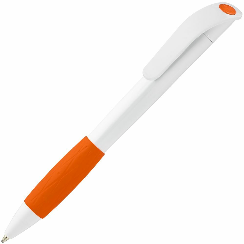 3321.62&nbsp;30.8&nbsp;Ручка шариковая Grip, белая с оранжевым&nbsp;82627