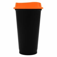 20996.20&nbsp;239&nbsp;Стакан с крышкой Color Cap Black, черный с оранжевым&nbsp;189684