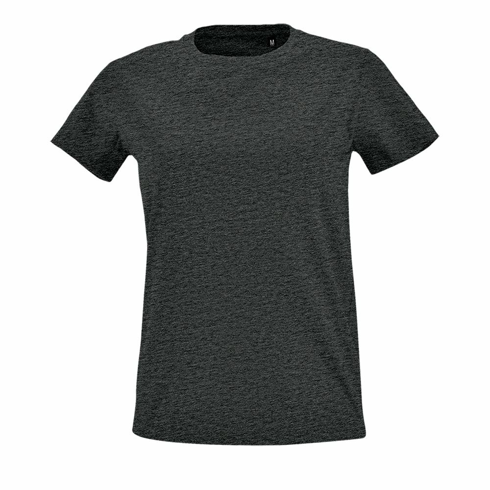 02080348&nbsp;772&nbsp;Фуболка женская IMPERIAL FIT WOMEN, черный меланж&nbsp;44392