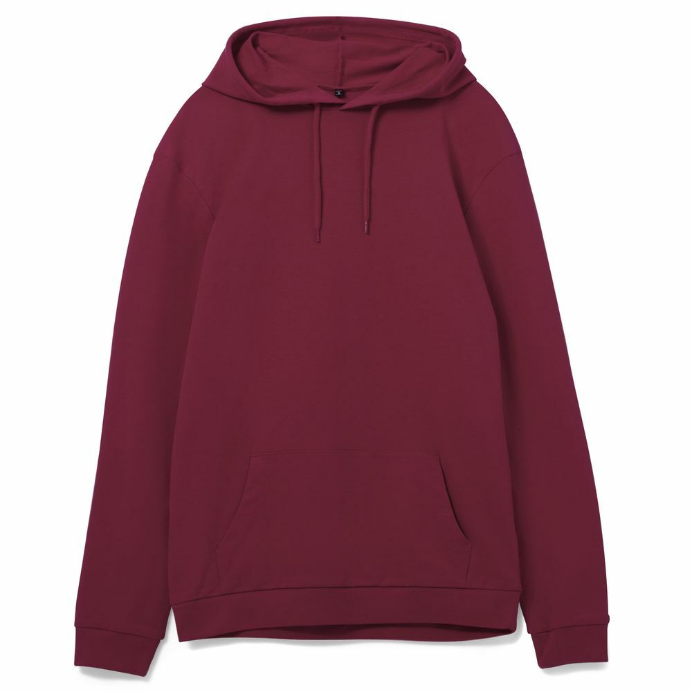 WU03W881&nbsp;2774&nbsp;Толстовка с капюшоном унисекс Hoodie, бордовая&nbsp;107117