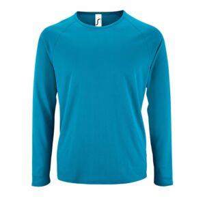 02071321&nbsp;839&nbsp;Футболка с длинным рукавом SPORTY LSL MEN, ярко-бирюзовая&nbsp;106922