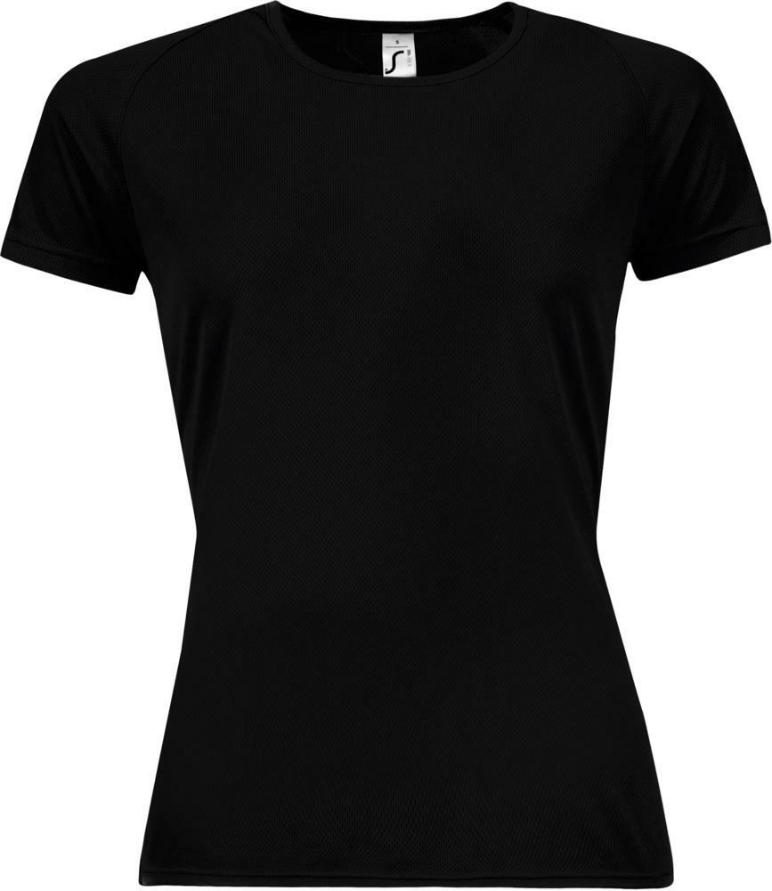 01159312&nbsp;733&nbsp;Футболка женская SPORTY WOMEN 140, черная&nbsp;43691