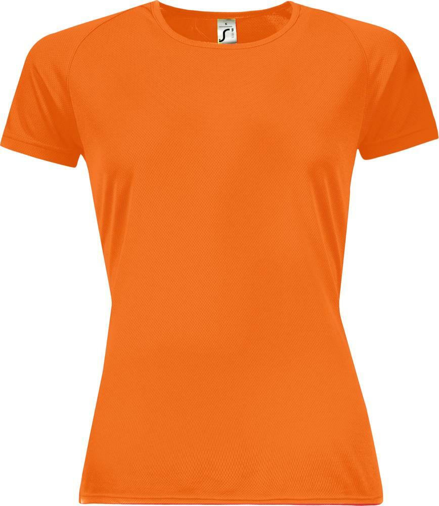 01159404&nbsp;733&nbsp;Футболка женская SPORTY WOMEN 140, оранжевый неон&nbsp;43695