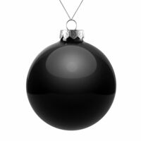 17664.30&nbsp;485&nbsp;Елочный шар Finery Gloss, 10 см, глянцевый черный&nbsp;224344