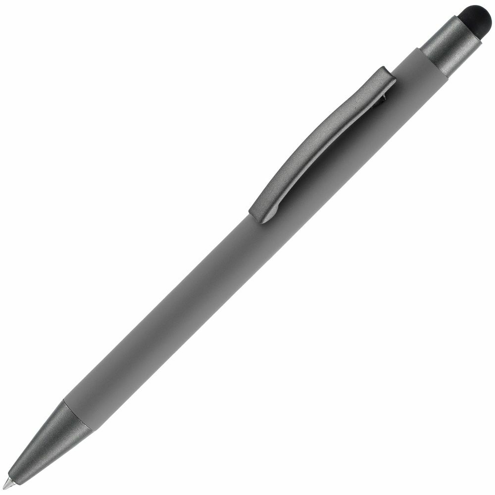 16428.10&nbsp;94&nbsp;Ручка шариковая Atento Soft Touch со стилусом, серая&nbsp;234289