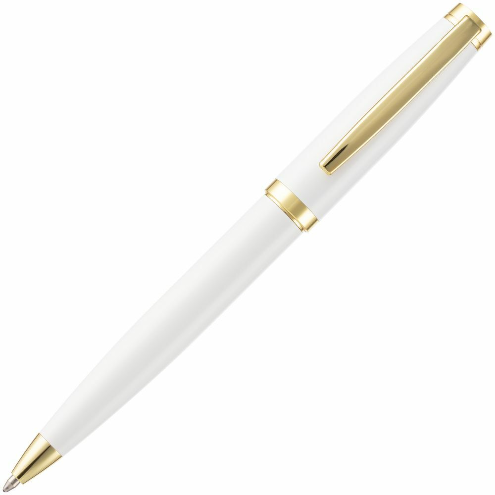 16710.60&nbsp;572&nbsp;Ручка шариковая Letra Gold, глянцевая, белая&nbsp;240517