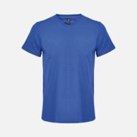 04765241&nbsp;595&nbsp;Футболка унисекс Regent с V-образным вырезом, ярко-синяя (royal)&nbsp;280039