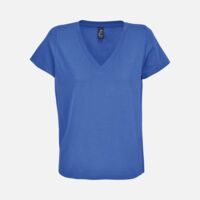 04766241&nbsp;595&nbsp;Футболка женская Regent Women с V-образным вырезом, ярко-синяя (royal)&nbsp;280047