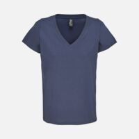 04766319&nbsp;595&nbsp;Футболка женская Regent Women с V-образным вырезом, кобальт (темно-синяя)&nbsp;280043